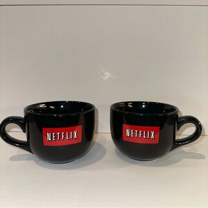 Set of 2 Netflix Edition 12oz Ceramic Mugs